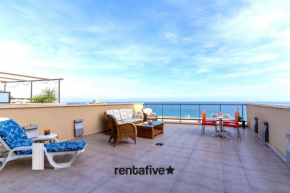 rentafive Piscina Arenales Vistas al mar